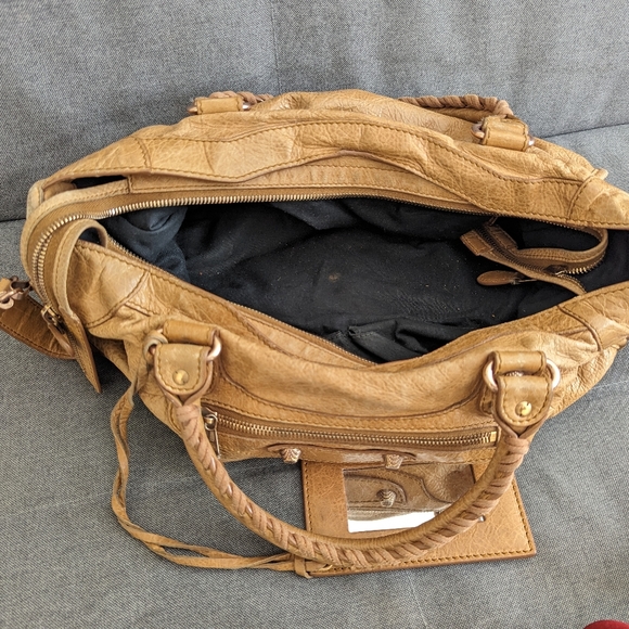 Balenciaga camel leather bag - Picture 1 of 4